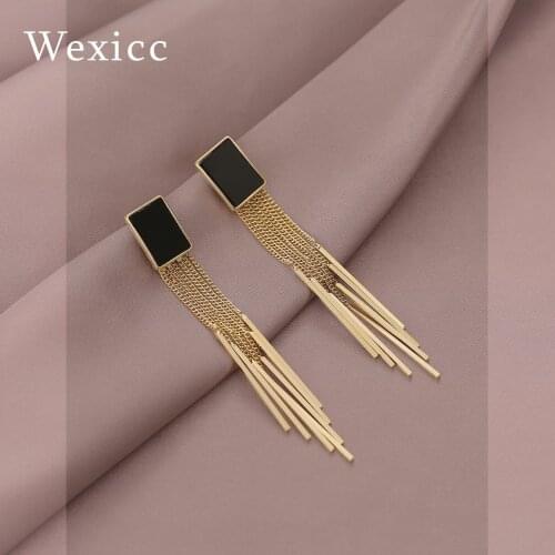 Earrings 2021 new trendy long style fashion European and American Tassel Earrings temperament high sense of atmosphere exaggerat