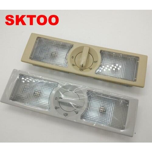 Gray or Beige REAR Interior Dome Light Reading Lamp LIGHTS FOR VW POLO TOURAN GOL SHARAN JETTA SKODA RAPID SEAT ALTEA