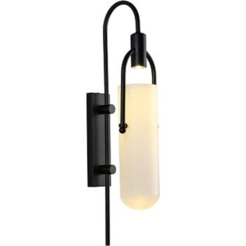 Modern Glod/Black Living room Led Wall Lamp Bedroom Bedside Wall Lights Fixtures Parlor Wall Deco Surface Mount Loft Luminaire