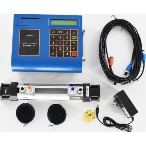 Ultrasonic Flow Meter TUF-2000P SD card function built-in printer DN15-DN100mm HS Bracket Transducer portable flowmeter