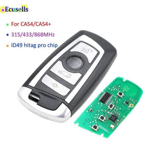 Smart keyless Remote Key 315Mhz 434Mhz 868MHz for BMW 5 7 Series 528i 530i 535i 550i 740i F01 F10 CAS4 CAS4+ ID49 Ht pro chip