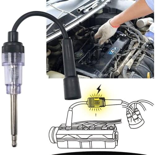 Universal Car Ignition Spark Tester Spark Plug Ignition System Coil Engine In Line Auto Diagnostic Tester Tool