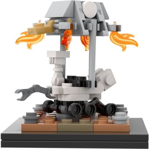 MOC Mars Rover Military Car Space Exploration High-Tech Building Blocks DIY Educational Assembly Toys for Boys Holiday Gifts