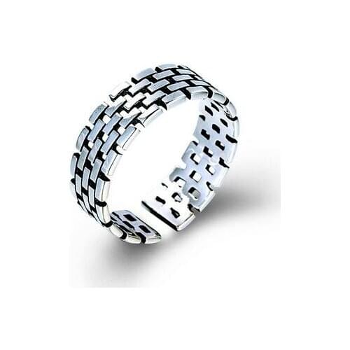 925 Sterling Silver Rings for Women Star Crawler Personality Retro Fashion Korea Open Ring for Women Gothic Rings for Women