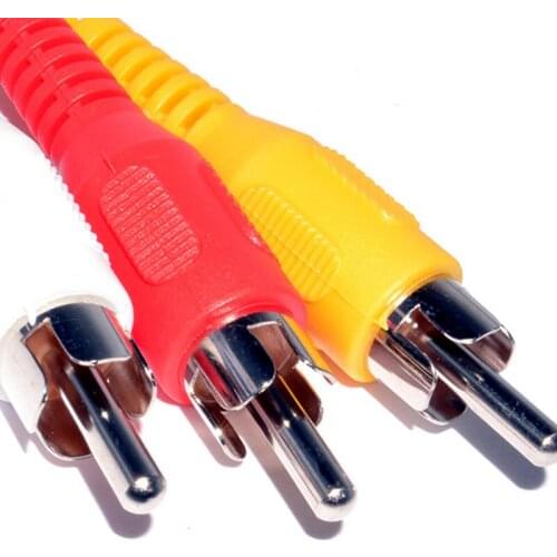 1.5m 21 Pin Scart to 3 x Phono Cable IN OUT Switchable Triple RCA Composite Lead Switch GDeals