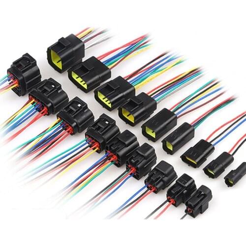 1 Sets 1/2/3/4/6/8/10/12/16 Pin Denso 1.8mm Waterproof Wire Connector Electrical Plug Car Auto Sealed Truck Harness Socket