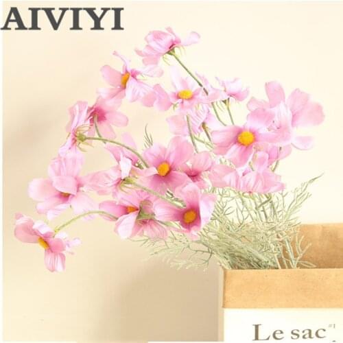 10 head cosmos Gesang flower DIY living room floor display fake flower wedding scene decoration Christmas gift