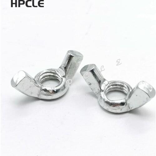 10pcs M3 M4 M5 M6 M8 M10 M12 Squate Wing nuts Carbon steel Butterfly Nuts