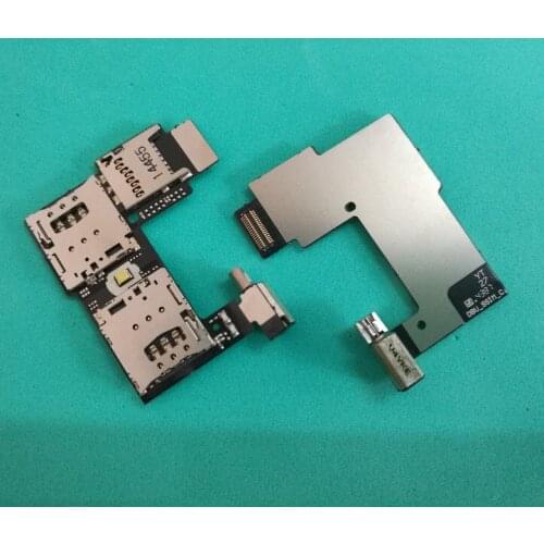 10 pcs/lot Original For Motorola for Moto G 2nd G2 XT1068 XT1069 SIM Card Holder Micro SD Memory Reader Flex Cable Board