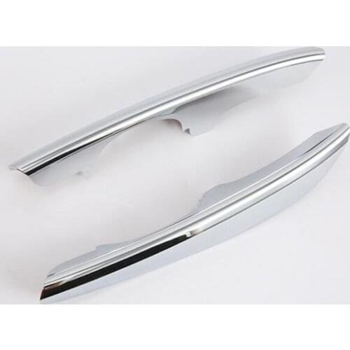 2PCS ABS Chrome Car Front Headlight Fog Lamp Eyelid Eyebrow Cover Trim Moldings For TOYOTA Corolla 2017 Car Styling Accessories