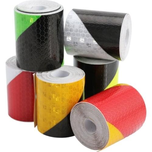 2"X118" Reflective Safety Tape Warning Adhesive Engineering Marking Tape Sticker Warning Tape