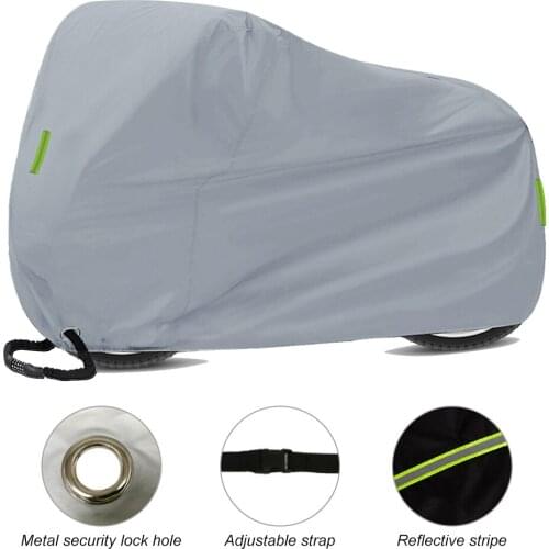 200 x 110 x 70cm Bike Cover Bicycle Cover Bike Rain Cover Waterproof Anti Dust Rain UV Protection Heavy Duty for Bike Bicycle