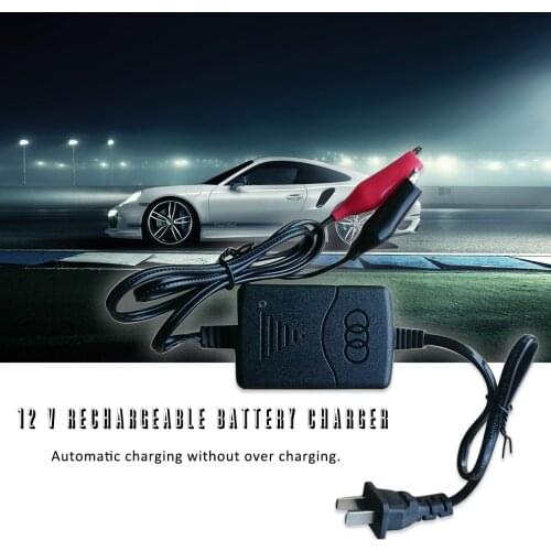 2018 Auto Short Circuit Protection 12 V 1300mA Sealed Lead Acid Rechargeable Automatic Battery Charger Per Car Truck Motorcycle