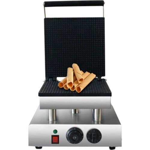 Automatic 220V Square Ice Cream Cone Machine Electric Waffle Maker
