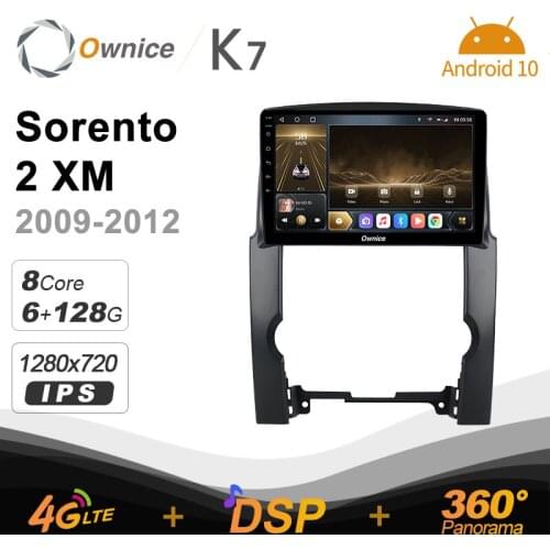 K7 Ownice 6G+128G Android 10.0 Car Radio For Sorento 2 XM 2009 - 2012 Multimedia Player Audio 4G LTE GPS Navi 360 BT 5.0 Carplay