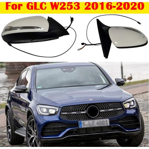 Car Exterior Rearview Mirror For Mercedes-Benz GLC W253 Side Mirror Rear View Mirror Outside Reverse Mirror Assembly 2016-2020