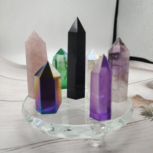 Pure natural crystal minerals healing reiki furniture decoration healing feng Shui seven star array