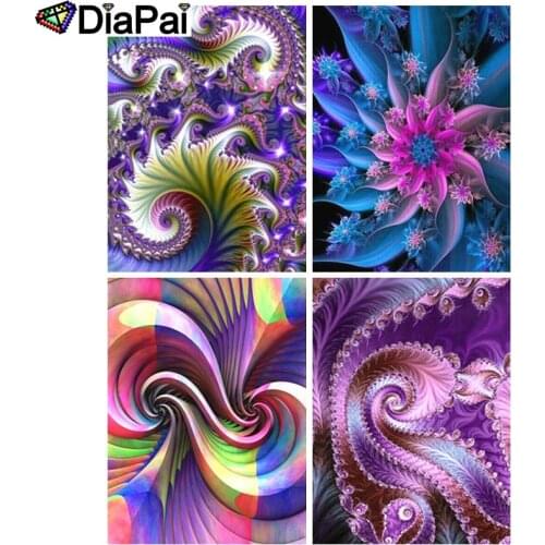 DIAPAI Diamond Painting 5D DIY 100% Full Square/Round Drill "Colored mandala flower" 3D Embroidery Cross Stitch Home Decor