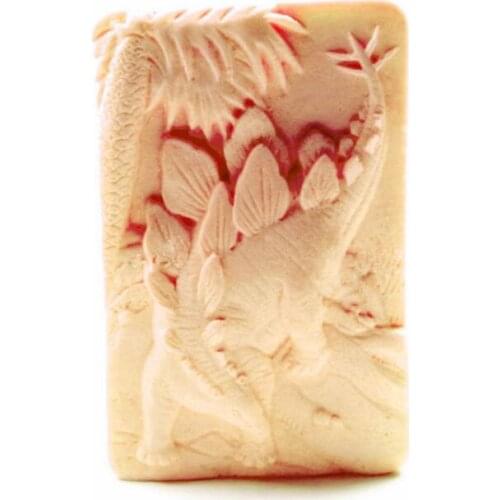 Candle Molds mold Soap making moulds dinosaur silicone molds Handmade Craft Art DIY Silicone 2D dragon Soap Mold