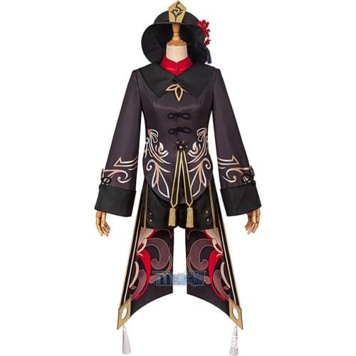 Game Genshin Impact HUTAO Cosplay Costume Outfits Halloween Carnival Costumes