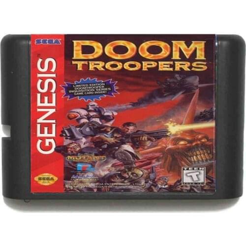 Hottest Mutant Doom Troopers NTSC-USA 16 bit MD Game Card For Sega Mega Drive For Genesis