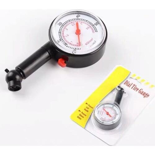 Tool Bar Gauge Tire Emergency Meter Tester Pressure 5 Car LBS Motorcycle cm KG Vehicle Bike Air IN 0 Dial Car Tyre Black