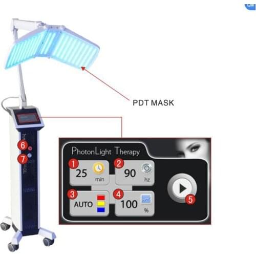 Red Blue Led Light PDT Led Light Therapy Rejuvenation Infrared Improve Skin Whitening PDT Lamp Physical Machine