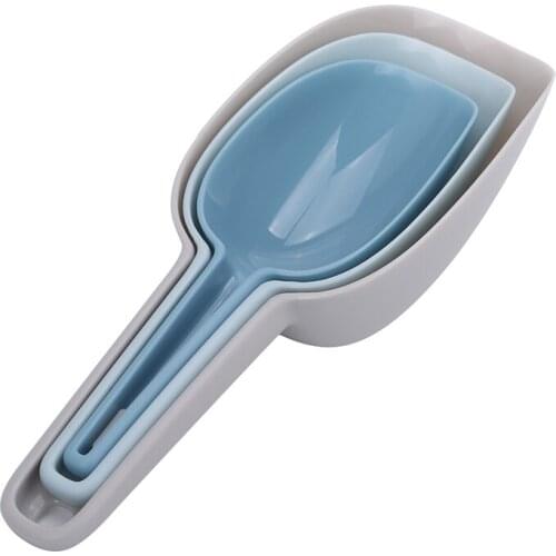 Mini Plastic Ice Shovel Kitchen Tools Flour Food Candy Ice Cream Scoop Measuring Scoops Shovels Party Kitchen Tools