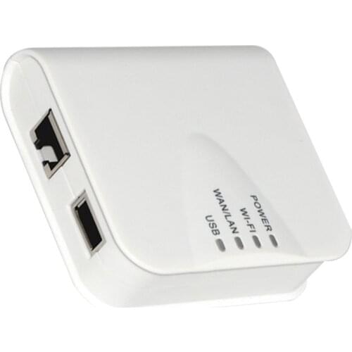 10/100 Mbps Parallel Network Print Server - Fast Networking USB 2.0 Print Server Adapter with RJ45 Port, Circuit Board