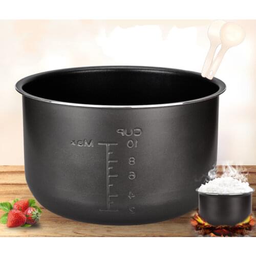 Electric Pressure Cooker Liner 1.6/3L/4L/5L/6L Non-stick Rice Pot Gall Black Crystal Inner Accessories Cooker Parts suit Midea