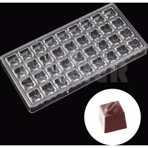 Baking pastry tool polycarbonate chocolate mold, kitchen accessory bakeware confectionery tool candy chocolate mould