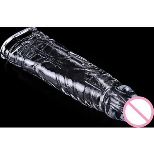 Adult Products Penis Enlargement Pump Cylinder Sleeve Penis Enlargment Extender Sex Toys Men Soft for Vacuum Stretcher Hanger