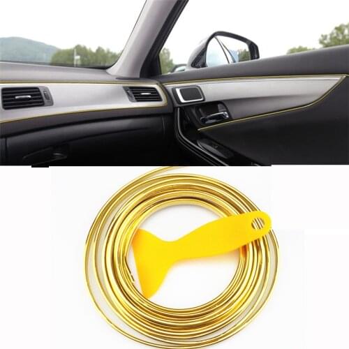 5m General DIY flexible Car interior molding trim strips FOR Jeep Dodge Journey JUVC/Charger/DURANGO/CBLIBER/SXT/DART