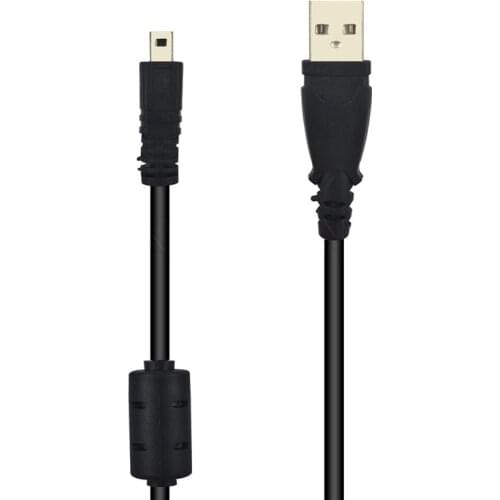 1.5m USB Data Cable Camera Data Pictures Video Sync Transfer Cables 8pin for Nikon Olympus Pentax Sony Panasonic Sanyo