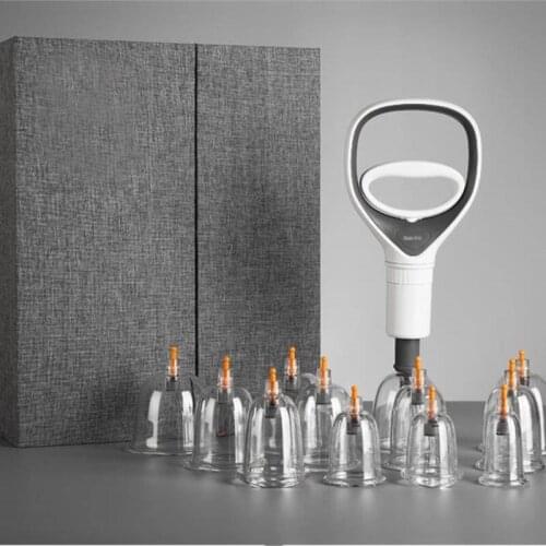 Vacuum cupping, The new 12 cans of gift boxes Household cupping Thickening explosion-proof suction type cupping-gsge145