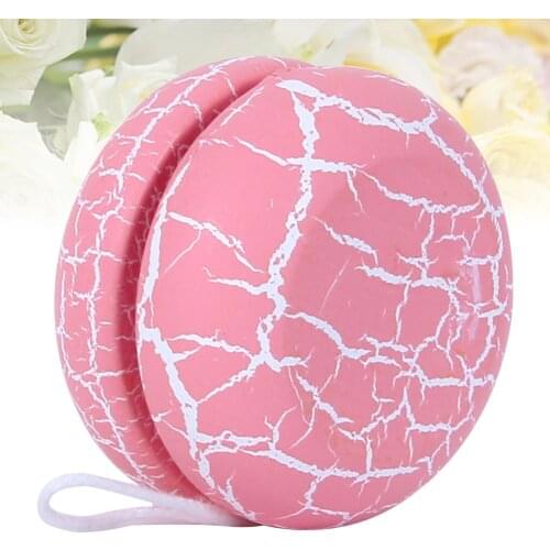 1pc Wooden Crack Yoyo Lovely Yoyo Playthings For Kids Children Tollders