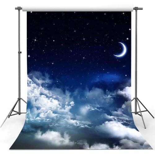 Mehofoto Night Space Photography Backdrops Children Photo Booth Background for Family Photographers Studio Newborn Baby F-2714