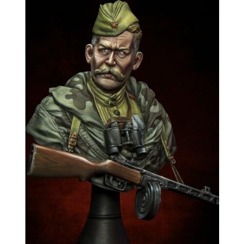 1/10 Resin Figure Model Kit Unassambled Unpainted BUST384 (3 hats)