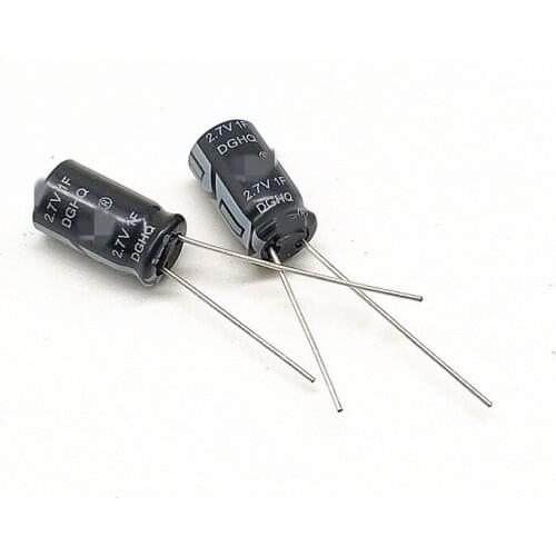 10PCS New Energy 2.7V 1F High Current Toy Power Supply 2.7V1F capacitance
