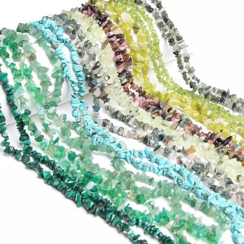 40cm-80 cm Strand Chips Beads Drilled Amazonite Tiny Grave Bead Natural Stone Beads For DIY Making Jewelry Bracelets Home Decor