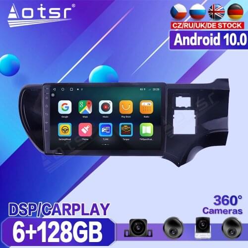 For Toyota Aqua 2011 2012 - 2017 Car Multimedia Player Recorder Stereo Android Auto Radio Audio GPS Navigation Head Unit No 2din