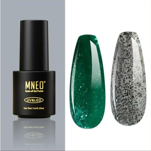 Glitter Sequin Gel Polish Manicure Set Green Grey Shine Bright Shimmer Colors Nail UV Enamel Semi Permanent Varnish Lot Soak Off