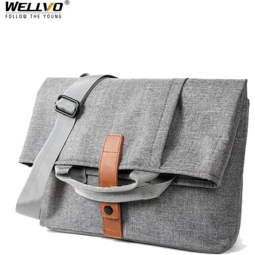 New Crossbody Bags for Men Handbags Canvas Big Messengers Bag Business Casual Shoulder Leisure SchoolBags Traveling Bag XA130WC