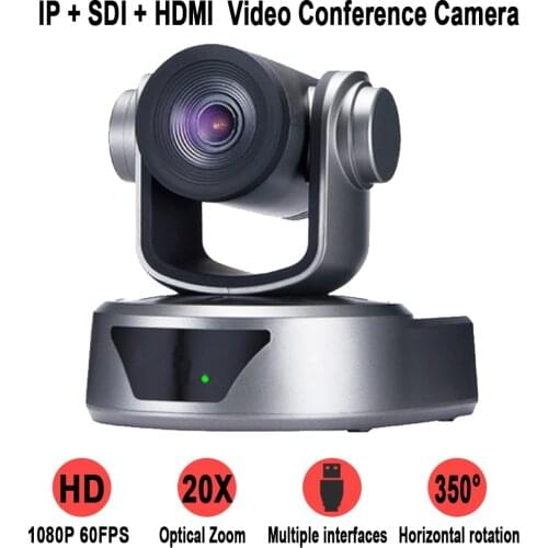 SDI+HDMI+IP PTZ Video Conference Camera 3X 10X 12X 20X Zoom 1080P 60FPS H.265 For Metting Telemedicine Remote Teaching