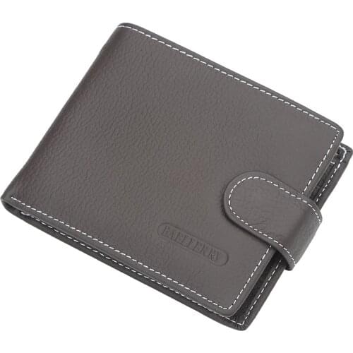 Wallet Men Leather Wallets Male Purse Money Credit Card Holder Genuine Coin Pocket Brand Design Money Billfold Maschio Clutch