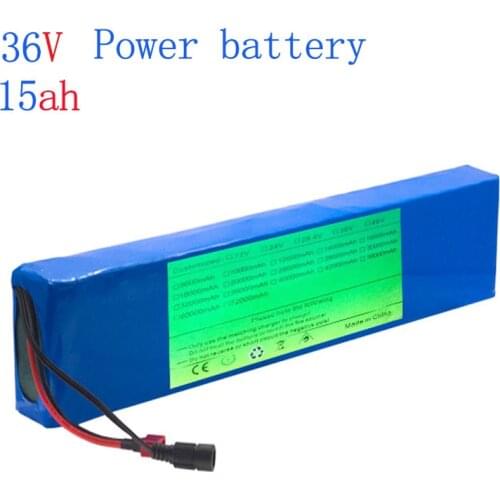 18650 Lithium Ion Power Battery For Electric Bicycle High Capacity 36V30Ah 10S3P 250W-500W42V equipped with 15A BMS