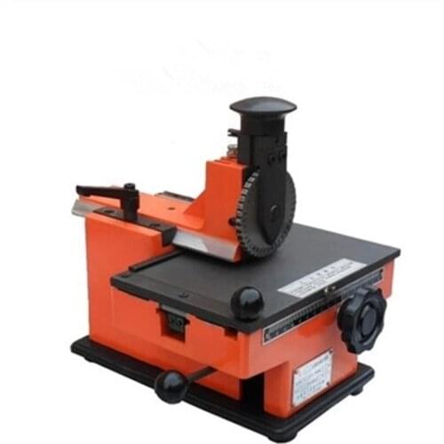 Metal Sheet Embosser, Manual Steel Embossing Machine, Aluminum Alloy Name Plate Stamping Machine, Label Engrave Tool with 1 Gear