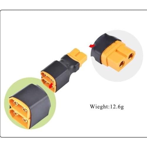 2 Pcs NEW XT60 Parallel Adapter Converter Connector Cable Lipo Battery Harness Plug Wiring