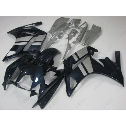 FJR 1300 2003 Full Body Kits FJR1300 04 05 Abs Fairing FJR1300 2002 - 2006 Fairing Kits Silver Dark Blue