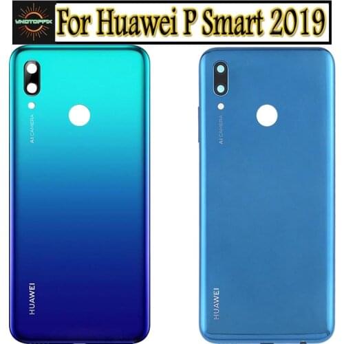 Original For Huawei P Smart 2019 battery cover Back Cover Door Housing case Rear Glass For Huawei p smart 2019 back glass